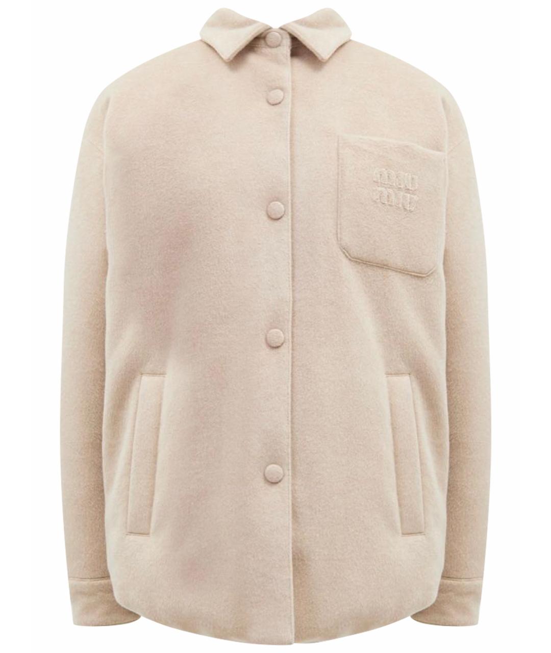 MIU MIU Бежевая куртка, фото 1