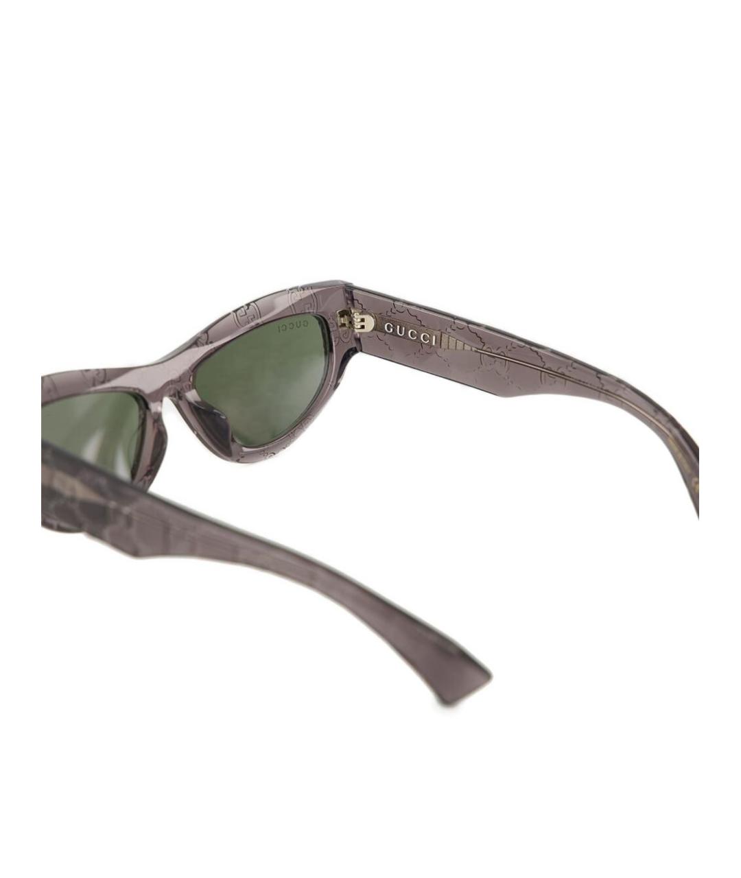 GUCCI Коричневые солнцезащитные очки, фото 4
