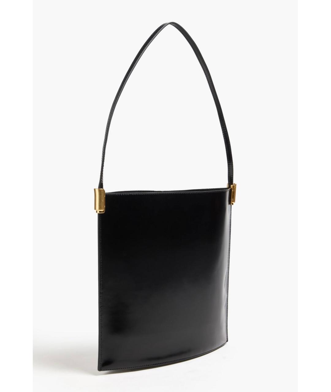 NEOUS Черная кожаная сумка через плечо, фото 3