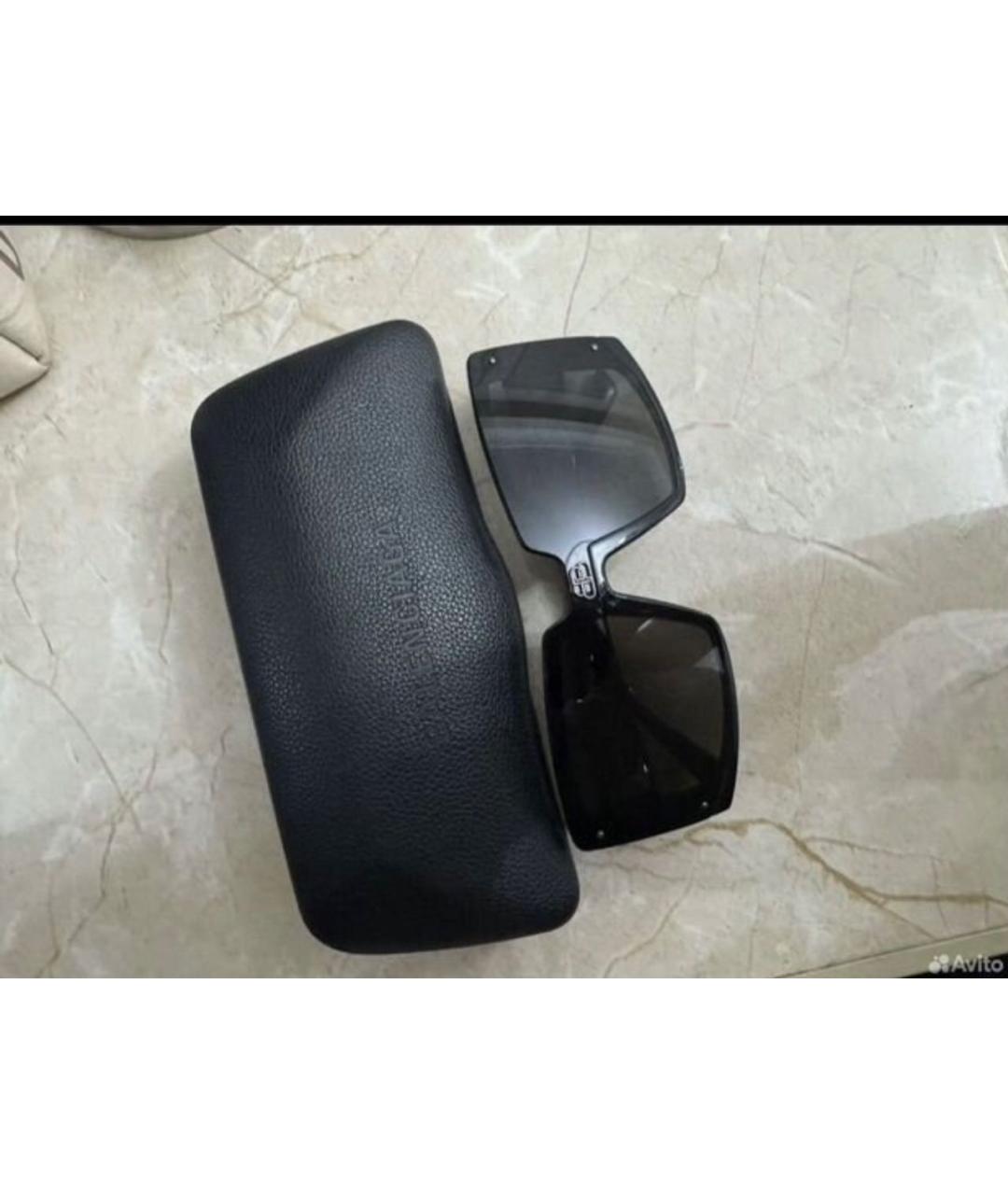 BALENCIAGA Черные пластиковые солнцезащитные очки, фото 6