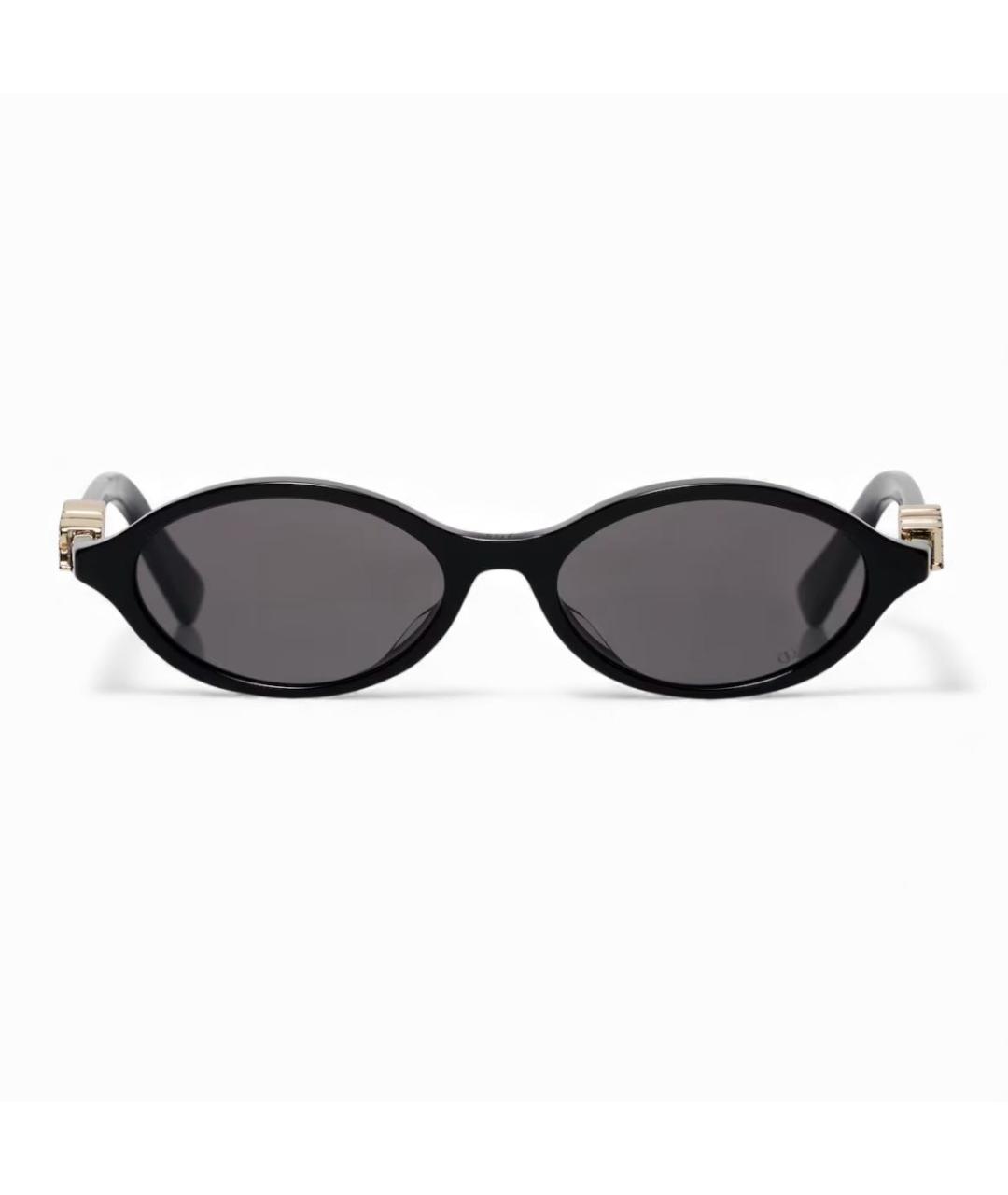 CHRISTIAN DIOR Черные пластиковые солнцезащитные очки, фото 5