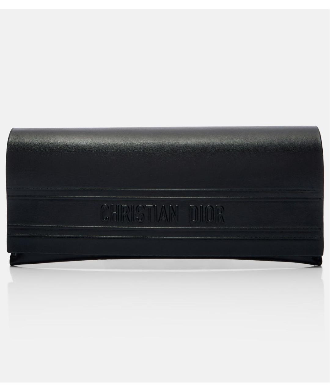 CHRISTIAN DIOR Черные пластиковые солнцезащитные очки, фото 4