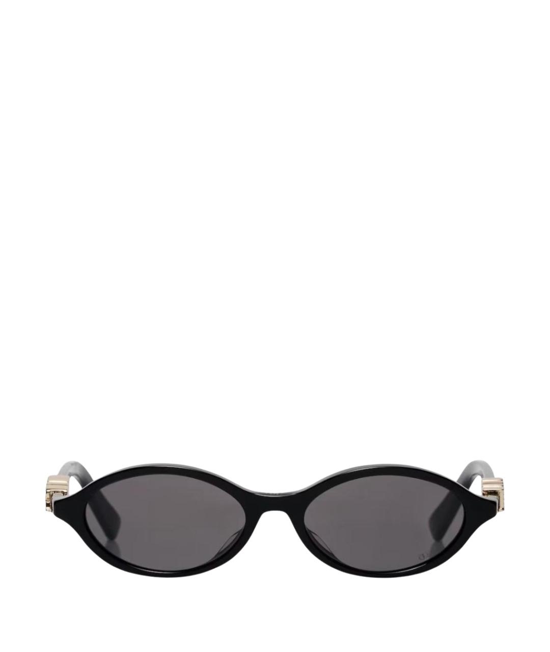CHRISTIAN DIOR Черные пластиковые солнцезащитные очки, фото 1