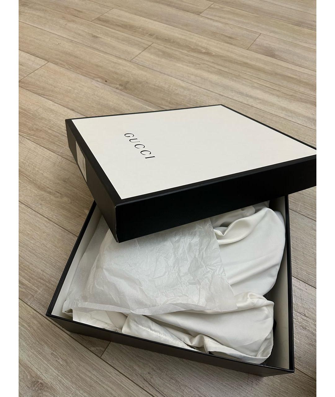 GUCCI Черные кожаные полусапоги, фото 5