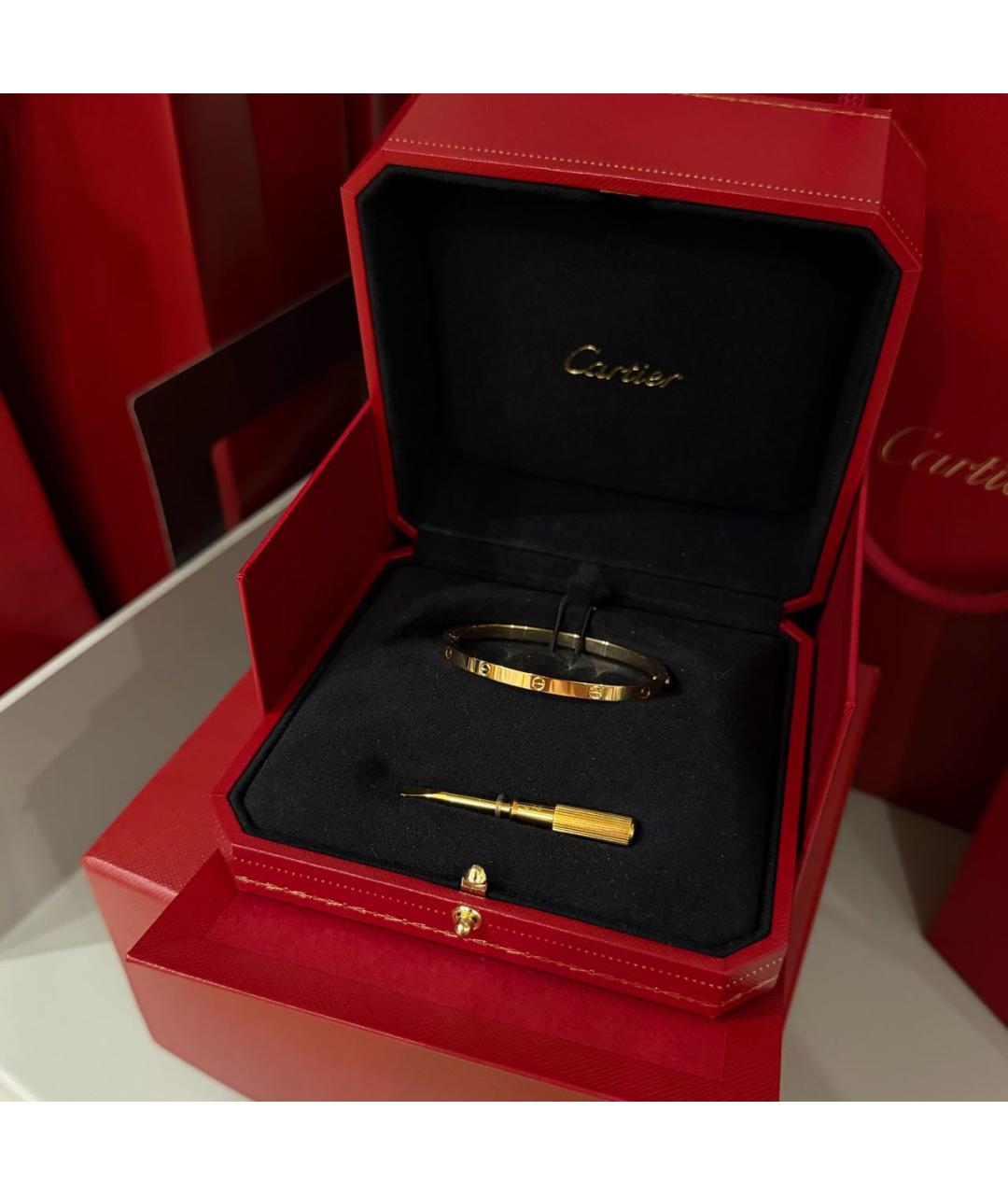 CARTIER Золотой браслет из желтого золота, фото 2