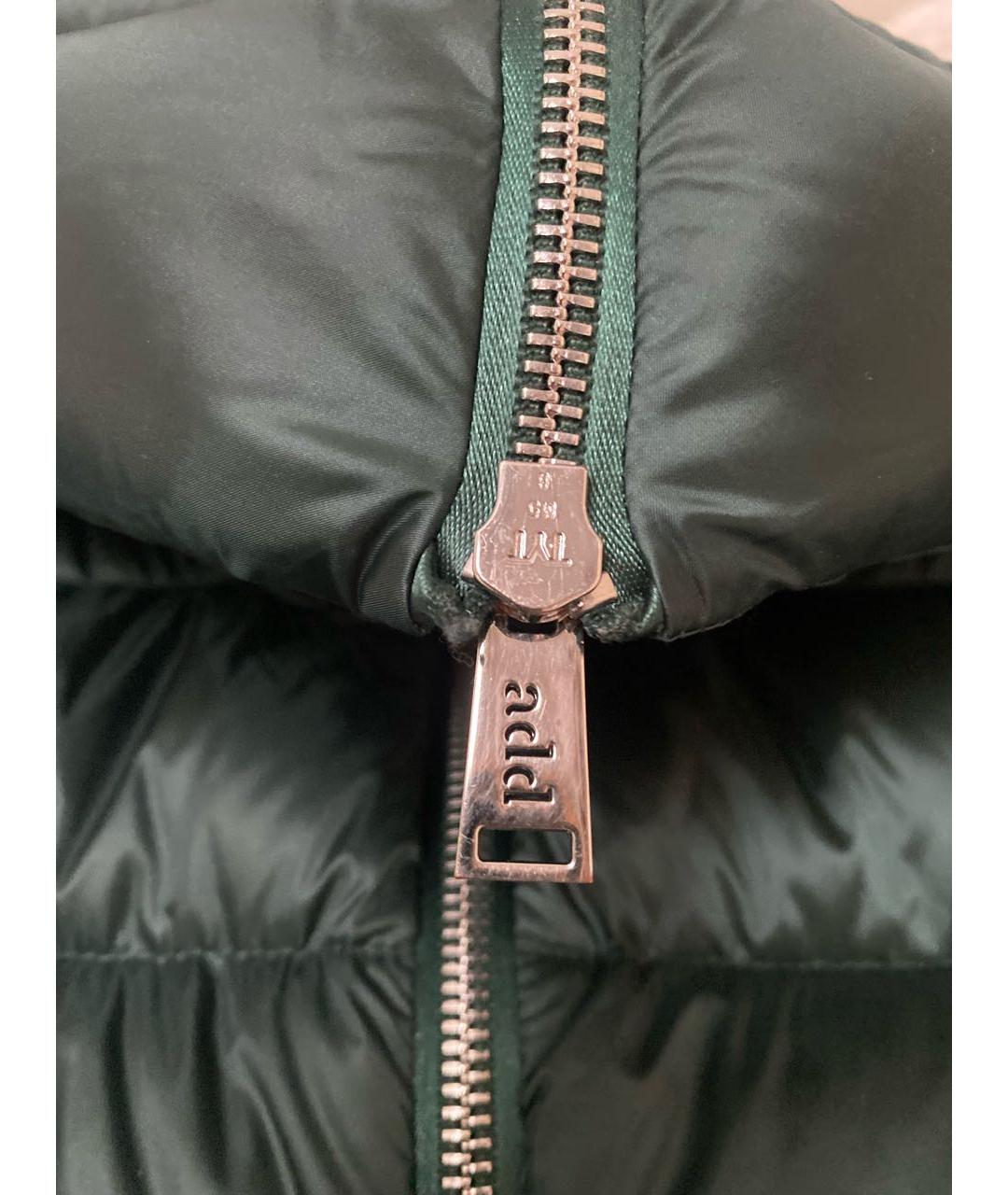 ADD Зеленый полиэстеровый пуховик, фото 7