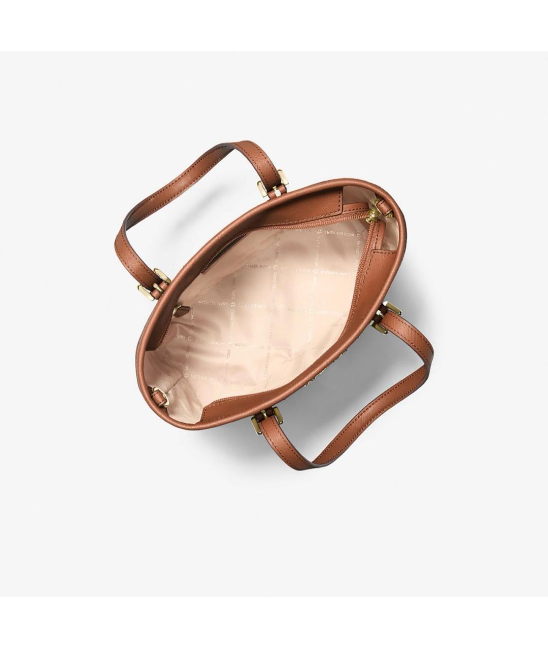 MICHAEL KORS Коричневая сумка с короткими ручками, фото 4