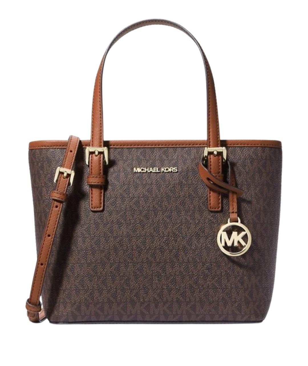 MICHAEL KORS Коричневая сумка с короткими ручками, фото 1