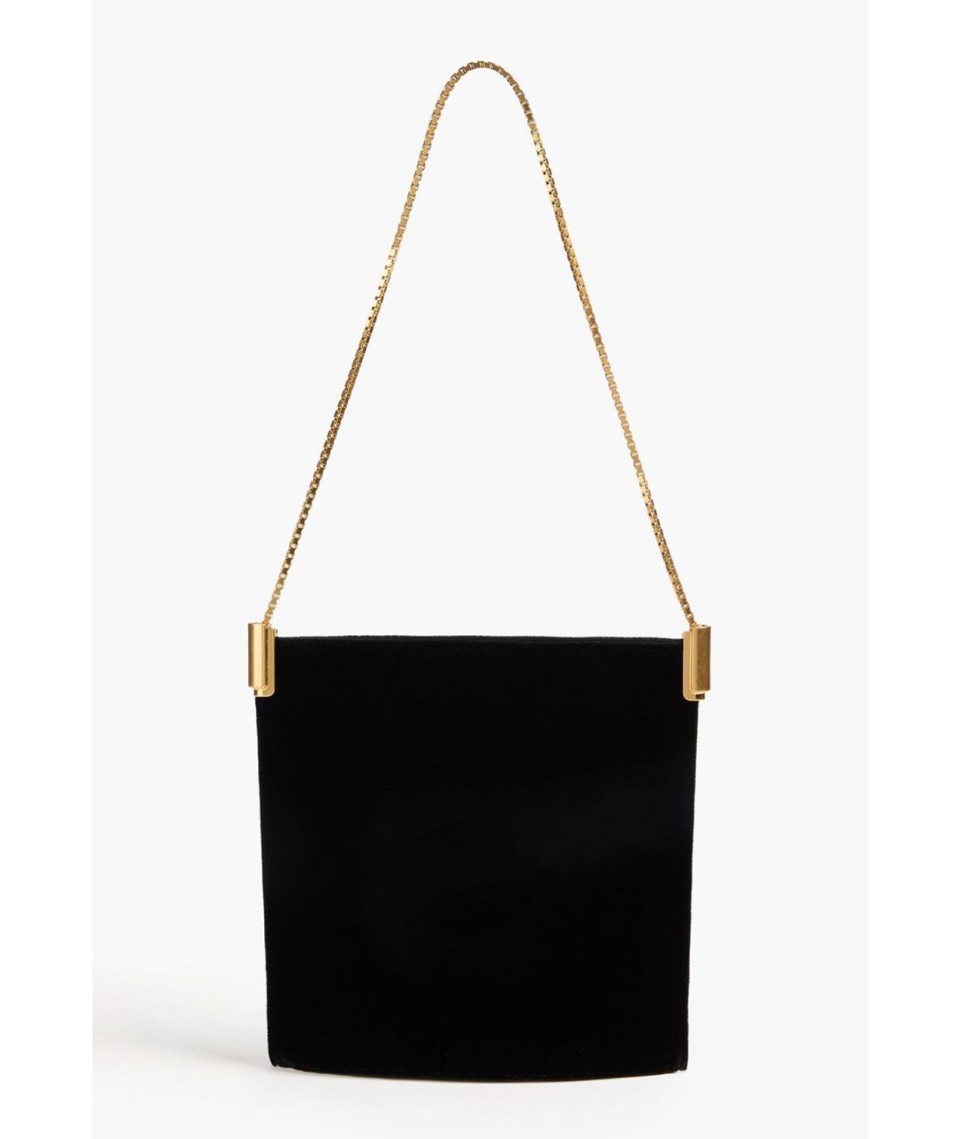 NEOUS Черная бархатная сумка через плечо, фото 5