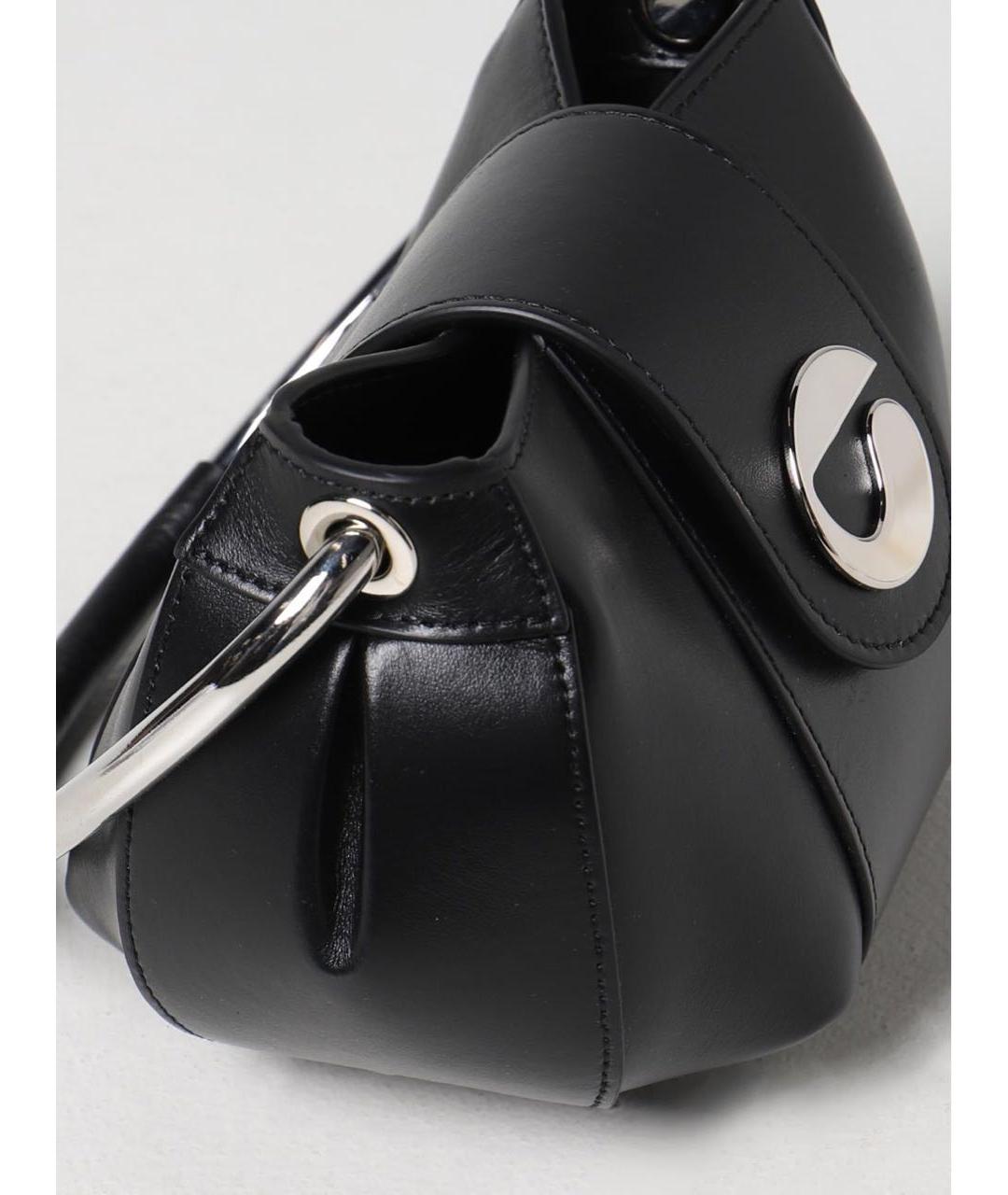 COPERNI Черная кожаная сумка с короткими ручками, фото 4