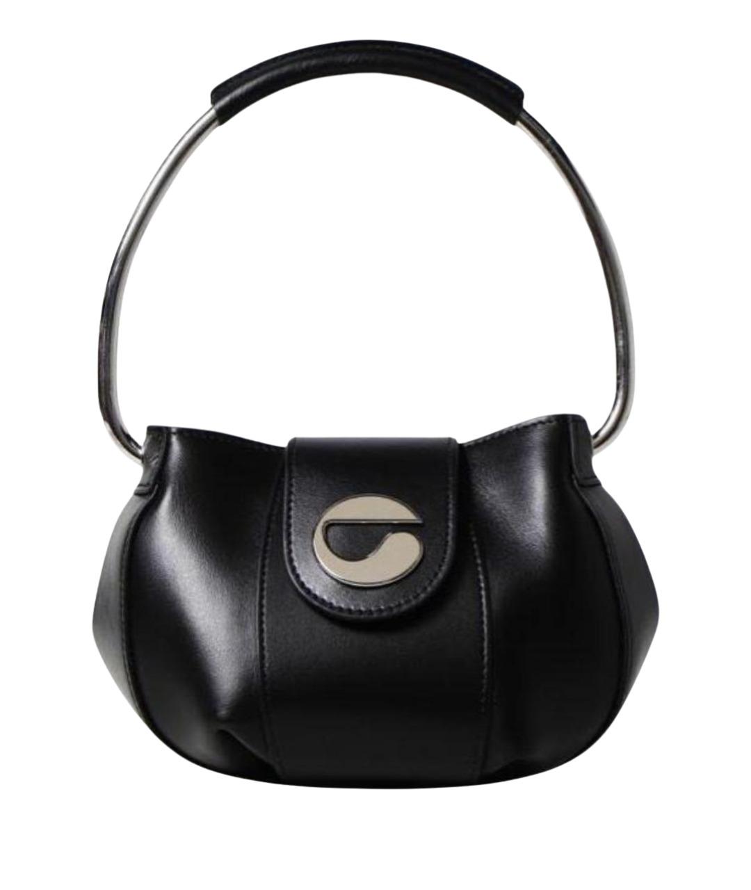 COPERNI Черная кожаная сумка с короткими ручками, фото 1