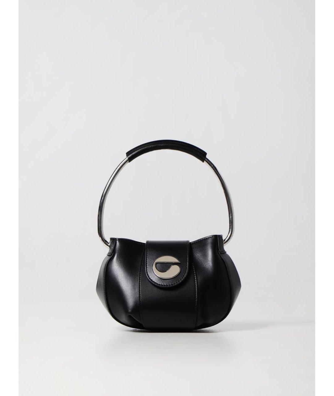 COPERNI Черная кожаная сумка с короткими ручками, фото 5