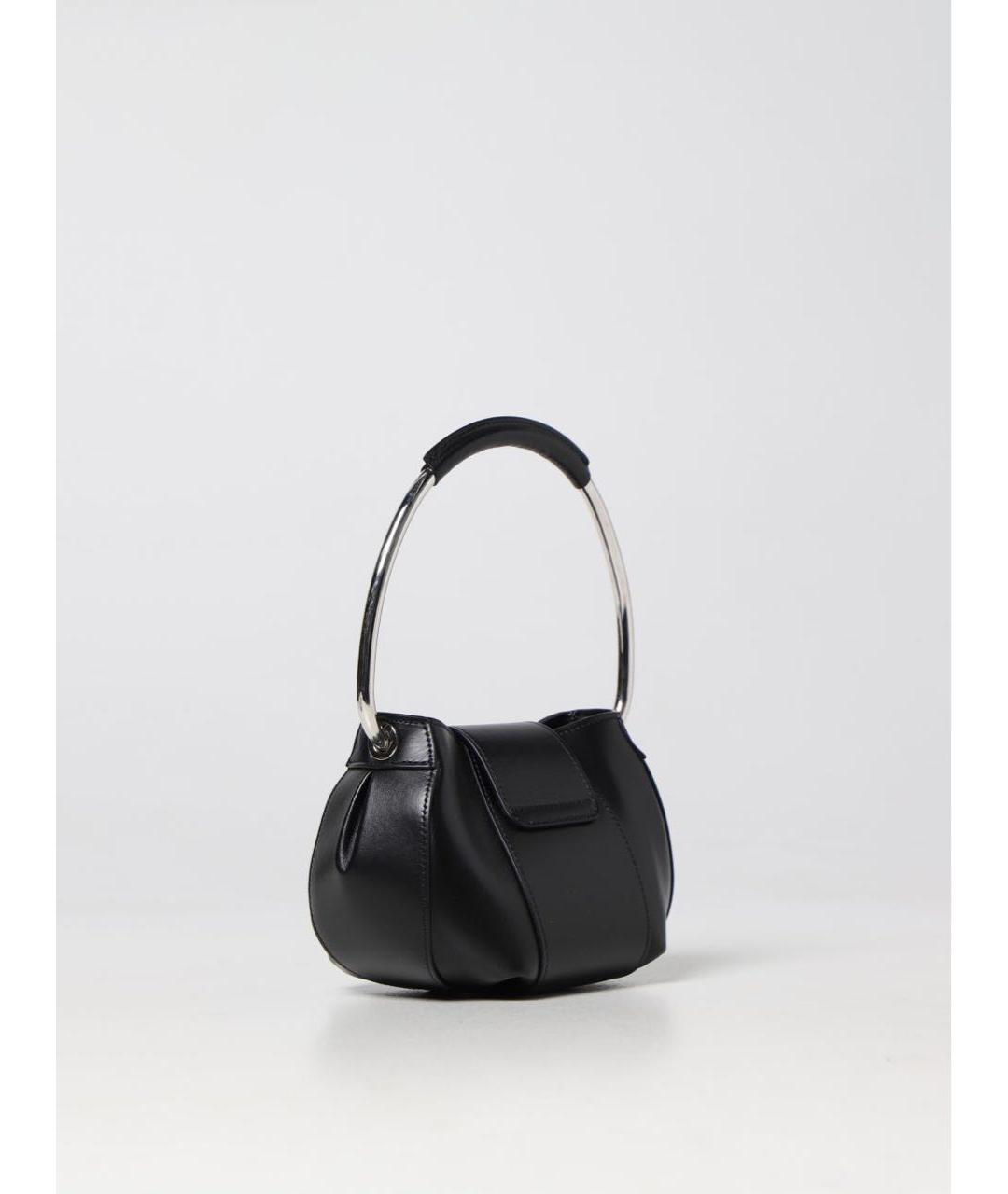 COPERNI Черная кожаная сумка с короткими ручками, фото 3