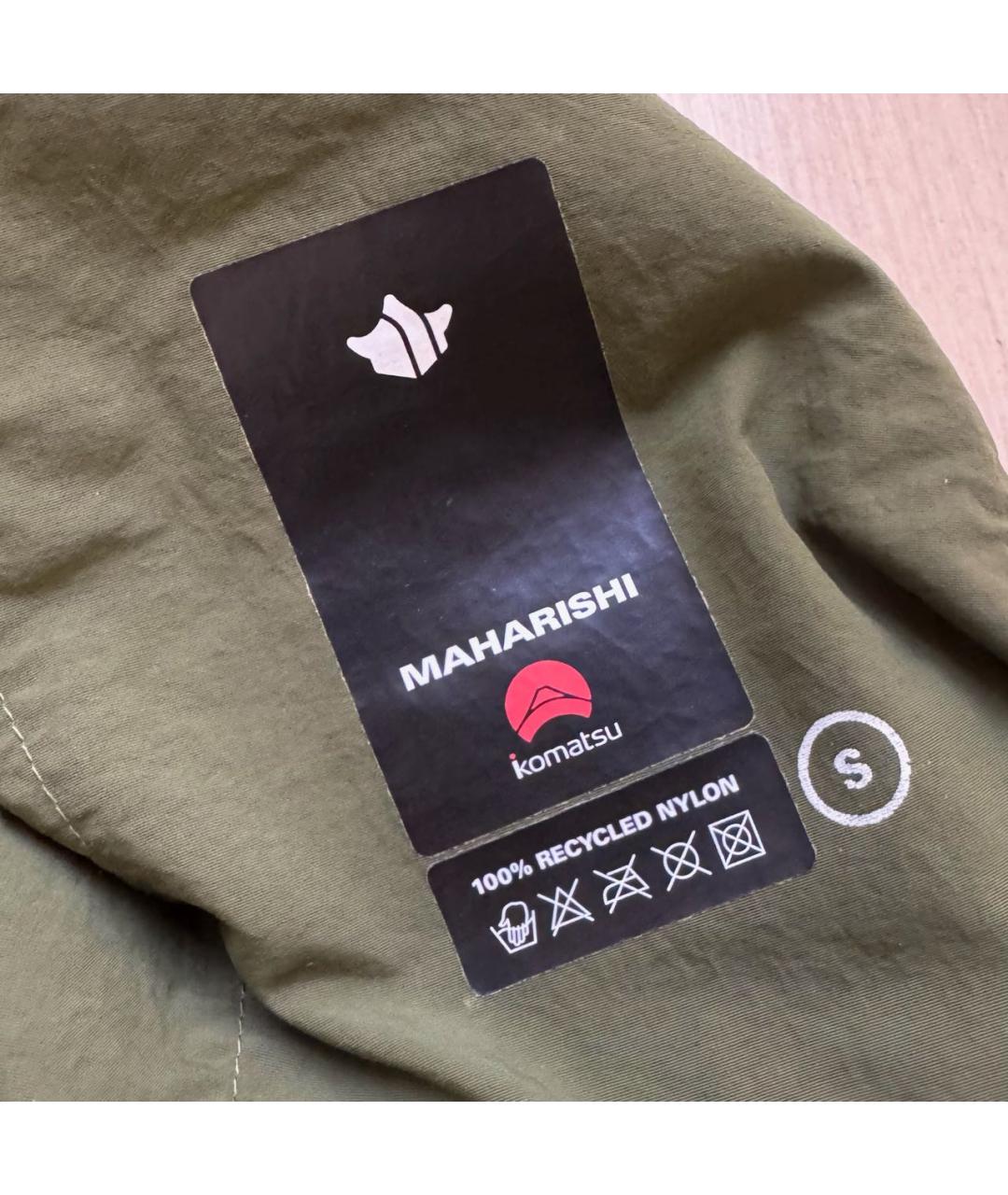 MAHARISHI Хаки шорты, фото 5