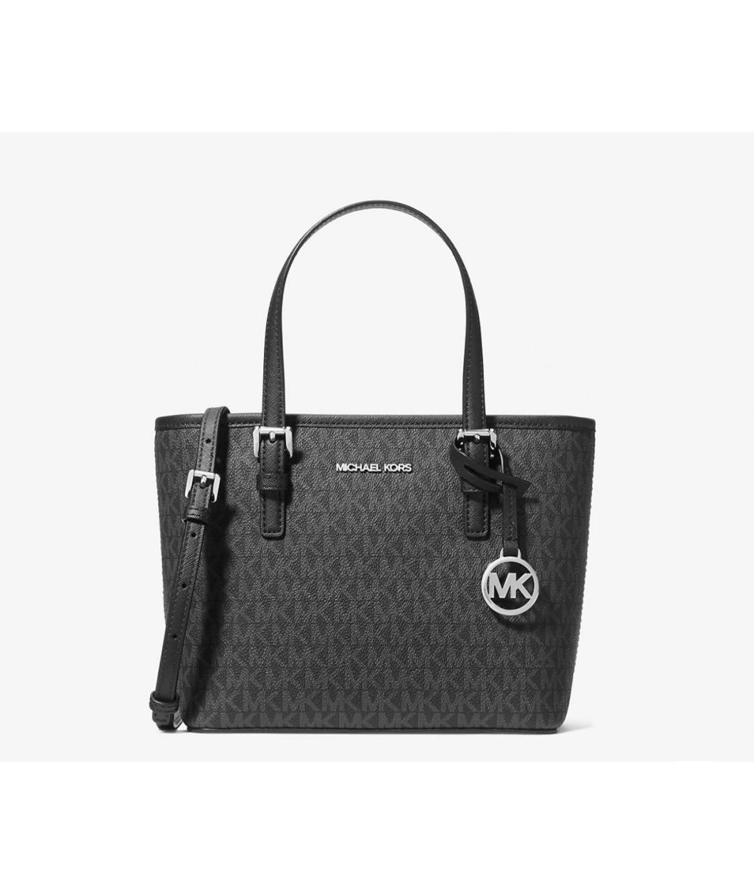 MICHAEL KORS Черная сумка тоут, фото 6