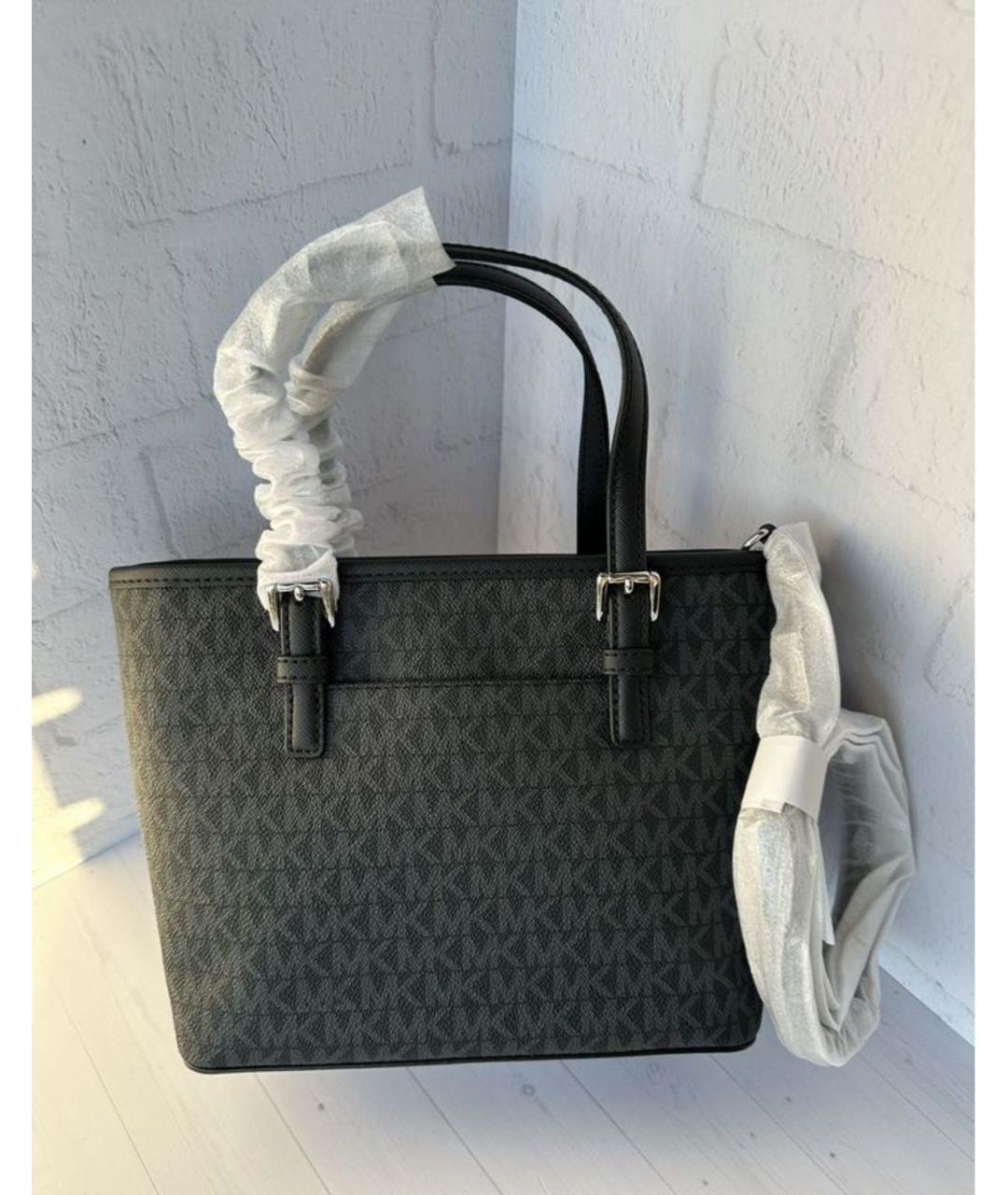 MICHAEL KORS Черная сумка тоут, фото 3