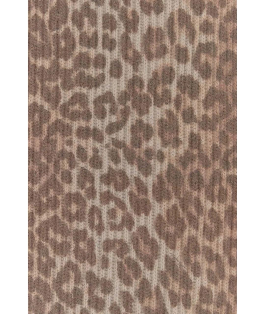 GANNI Бежевый шерстяной шарф, фото 3