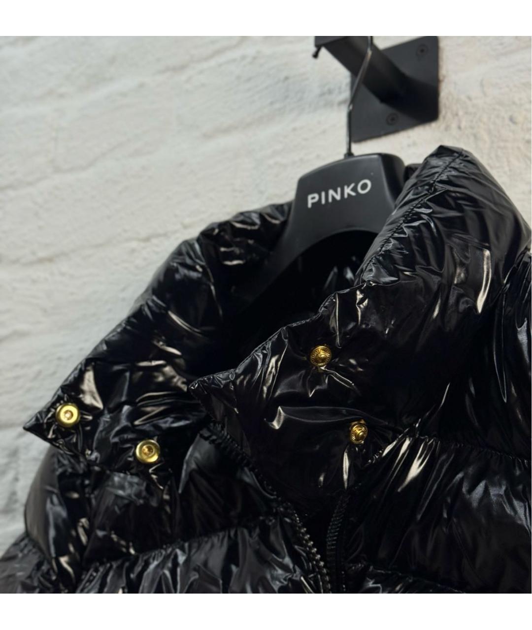 PINKO Черный пуховик, фото 6