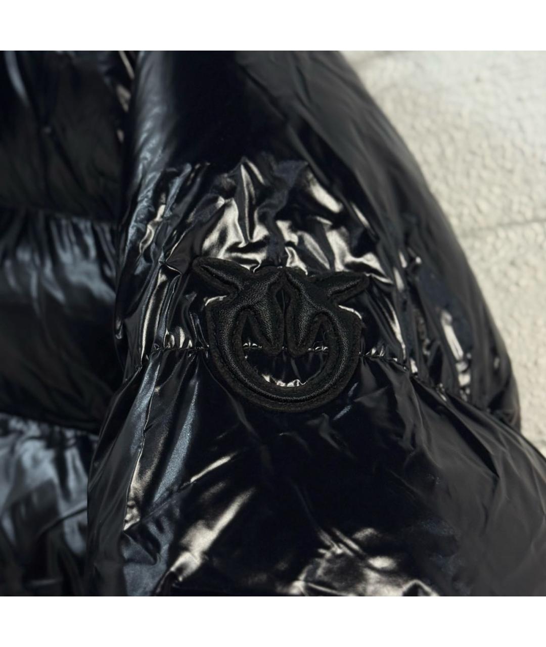 PINKO Черный пуховик, фото 7
