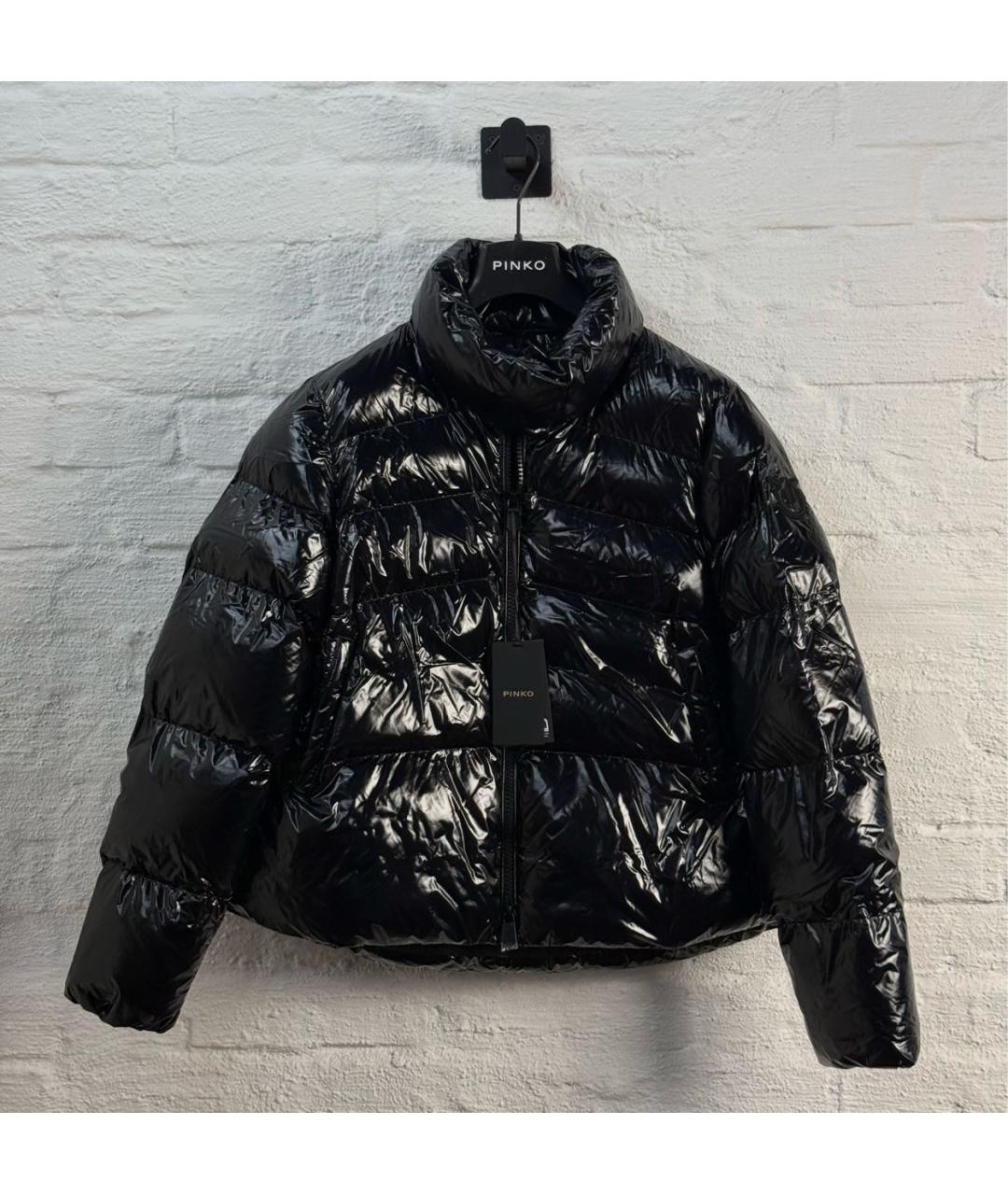 PINKO Черный пуховик, фото 9