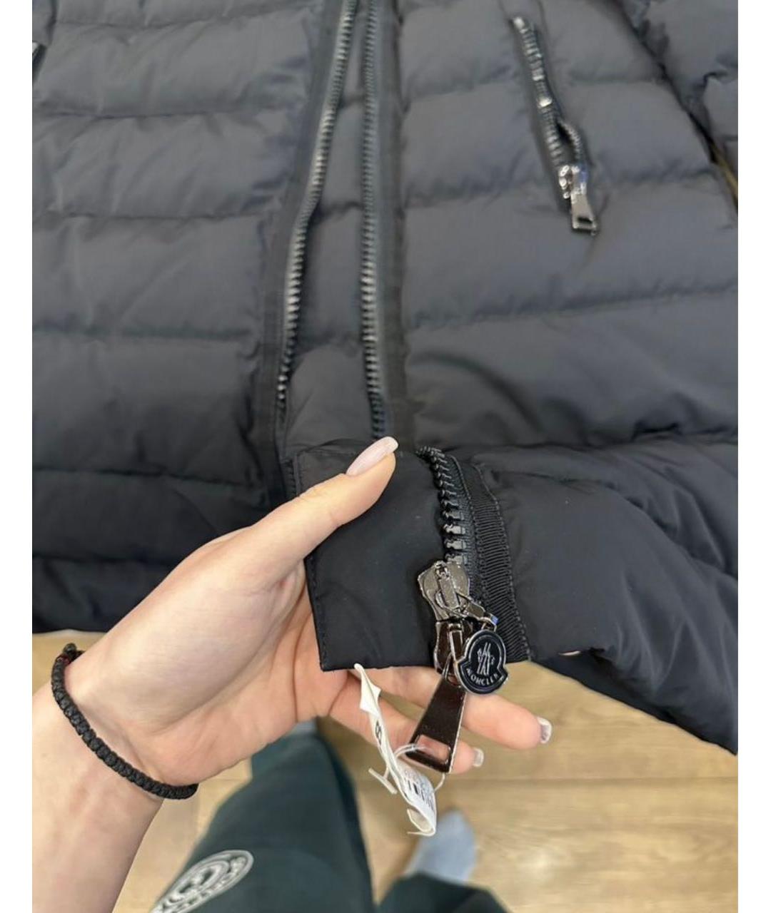 MONCLER Черная куртка, фото 4