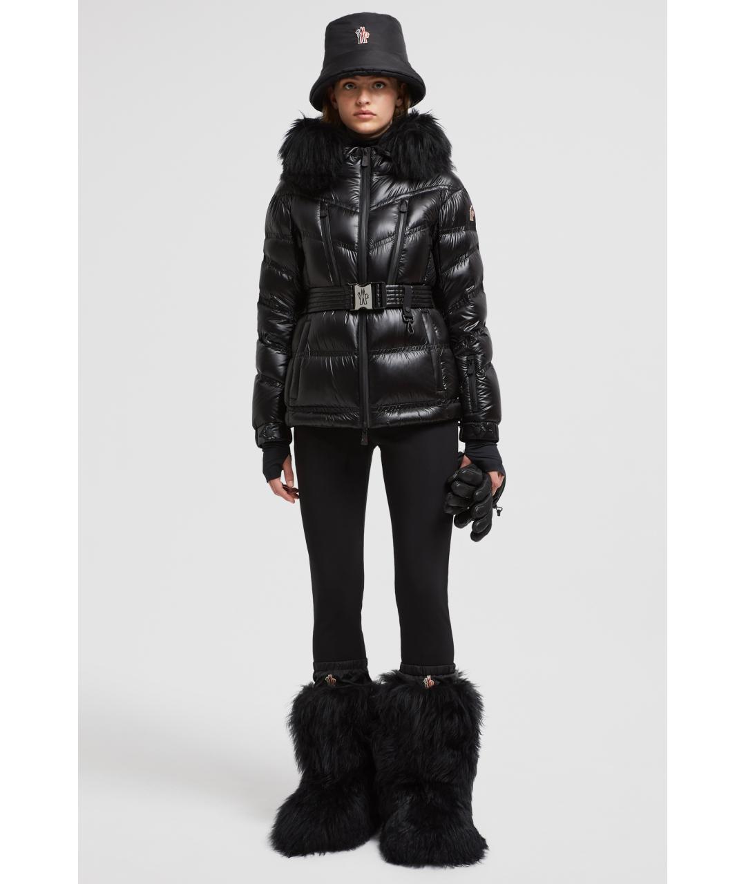 MONCLER GRENOBLE Черный пуховик, фото 5