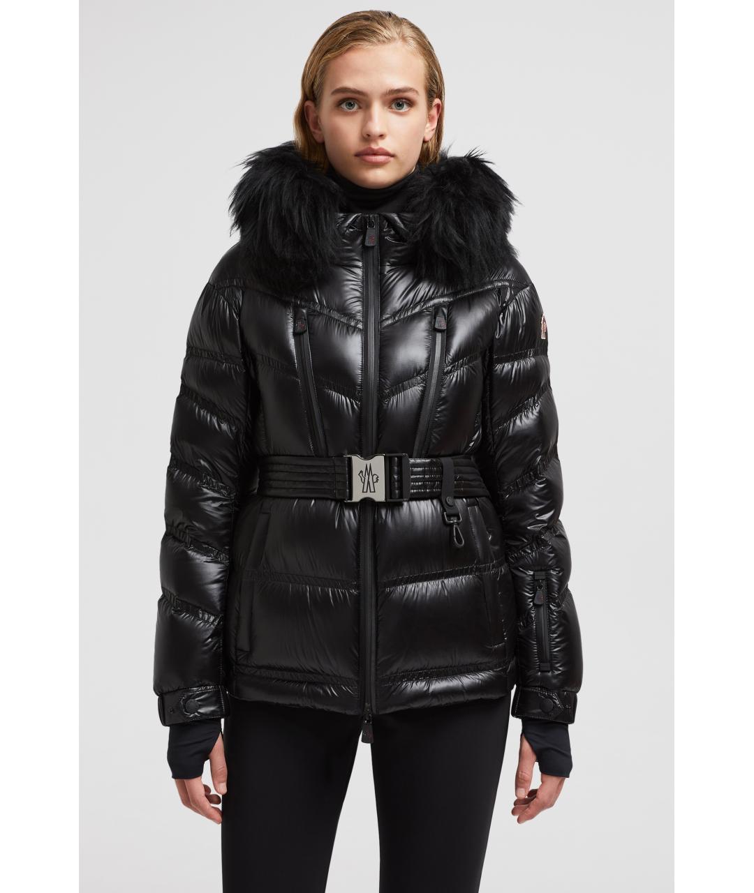 MONCLER GRENOBLE Черный пуховик, фото 6