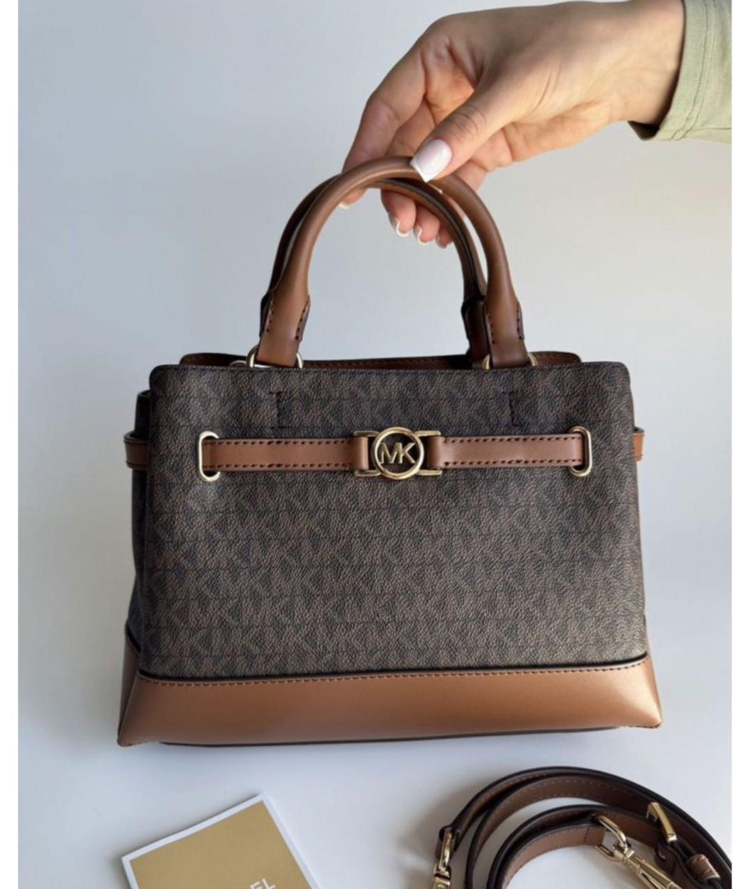 MICHAEL KORS Коричневая сумка через плечо, фото 7