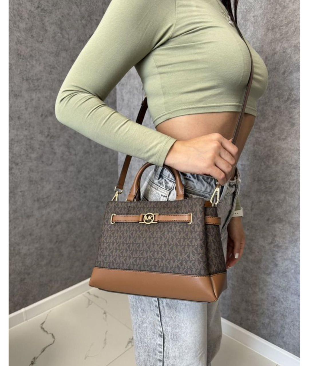 MICHAEL KORS Коричневая сумка через плечо, фото 6