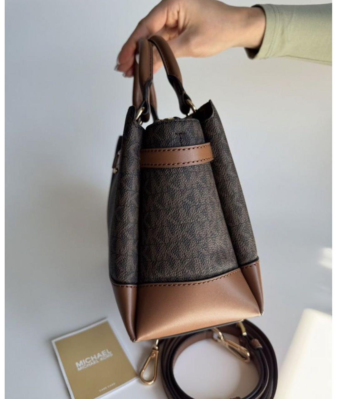 MICHAEL KORS Коричневая сумка через плечо, фото 8