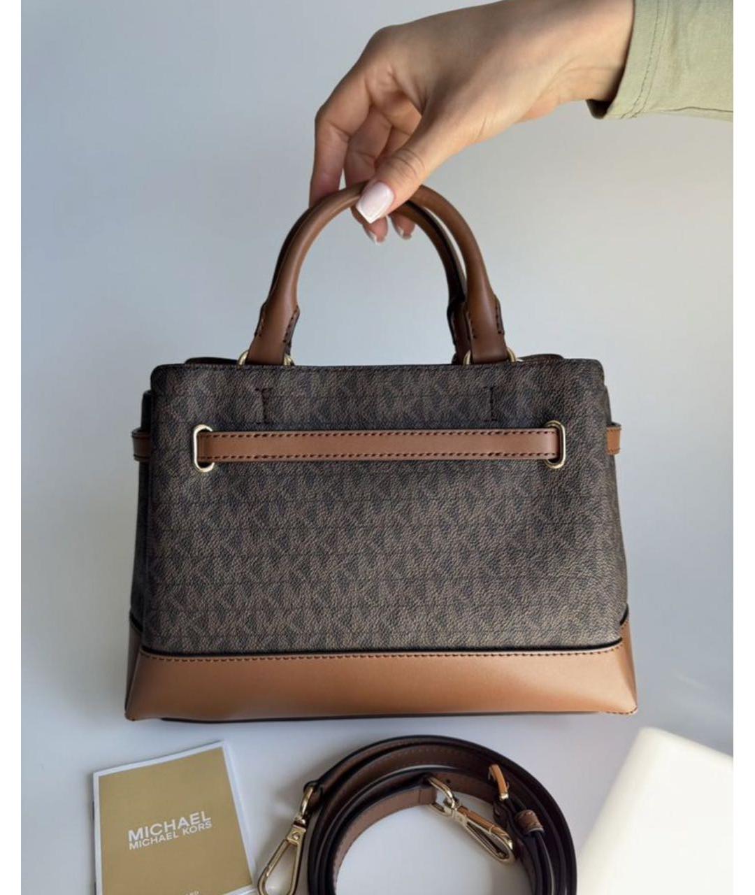 MICHAEL KORS Коричневая сумка через плечо, фото 3