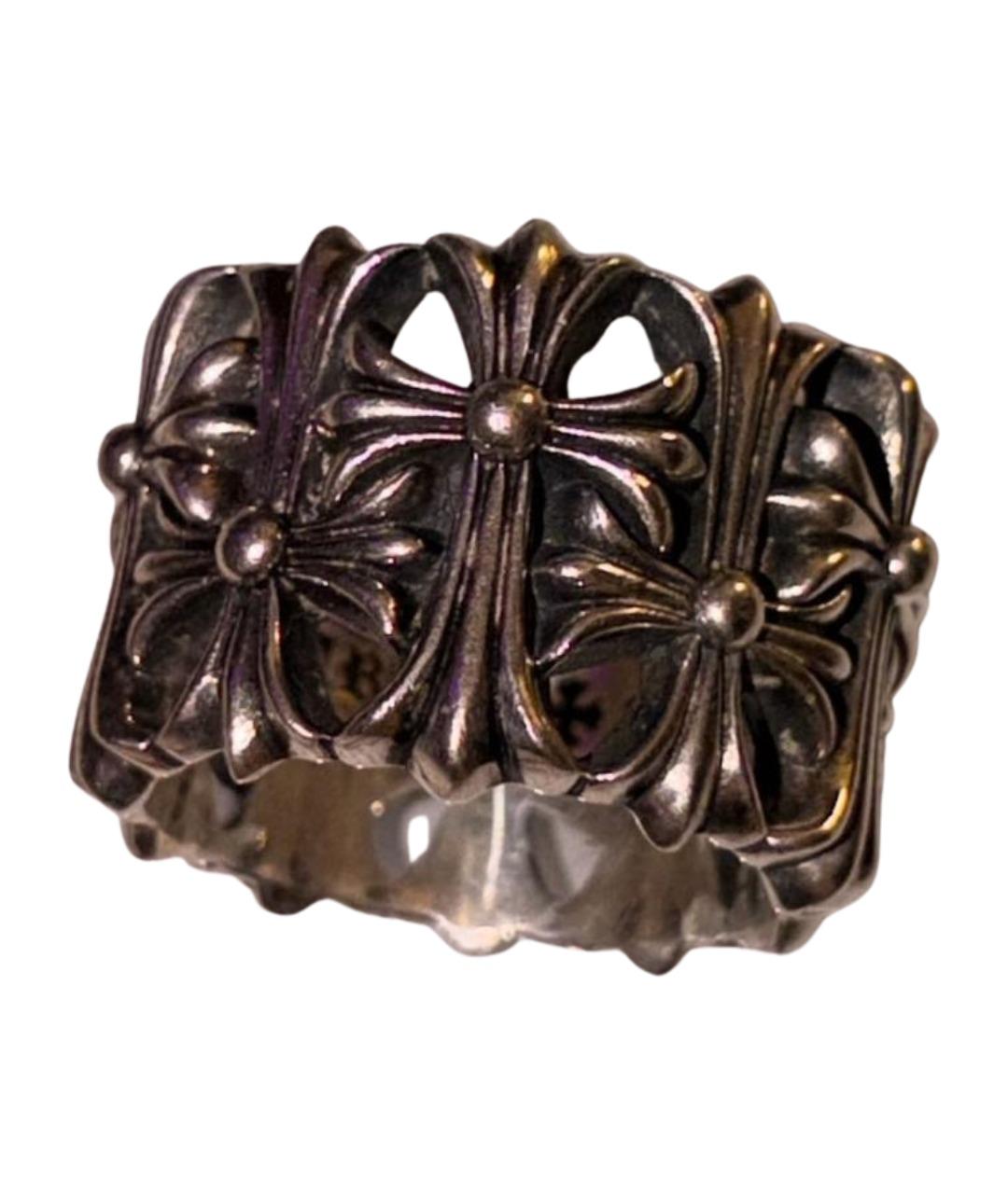 CHROME HEARTS Серебряное серебряное кольцо, фото 1