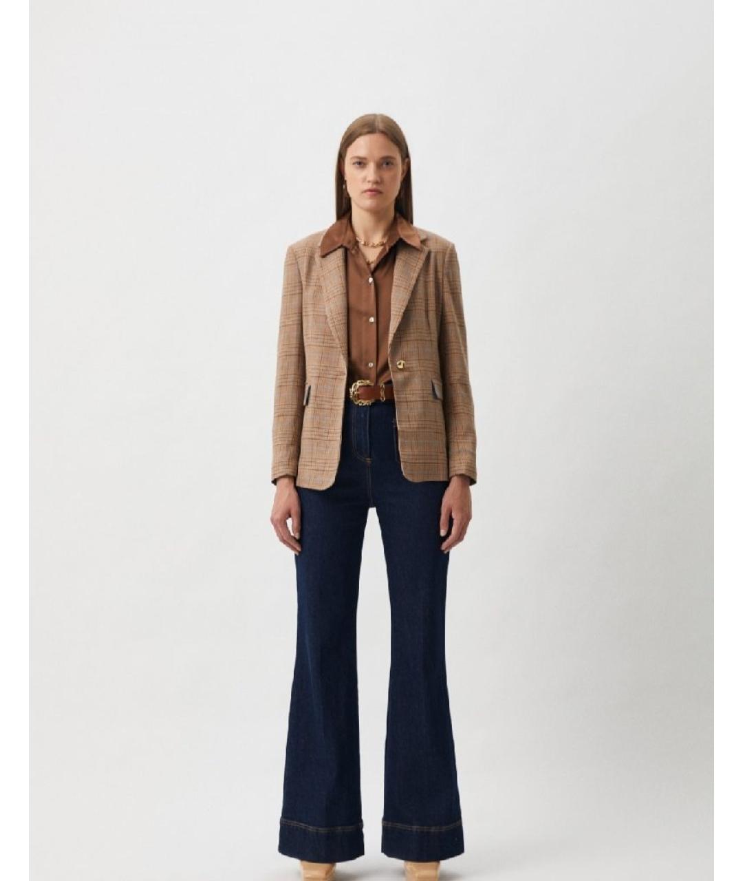 LIU JO Коричневый жакет/пиджак, фото 5