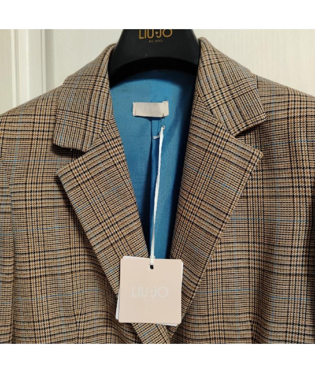 LIU JO Коричневый жакет/пиджак, фото 3