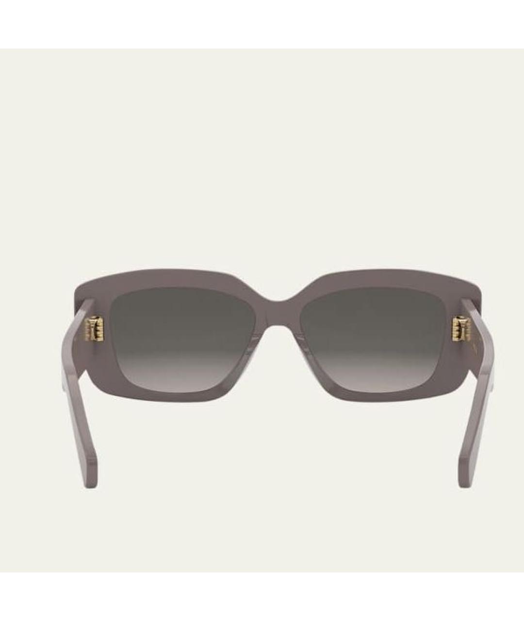 CELINE Серые пластиковые солнцезащитные очки, фото 4