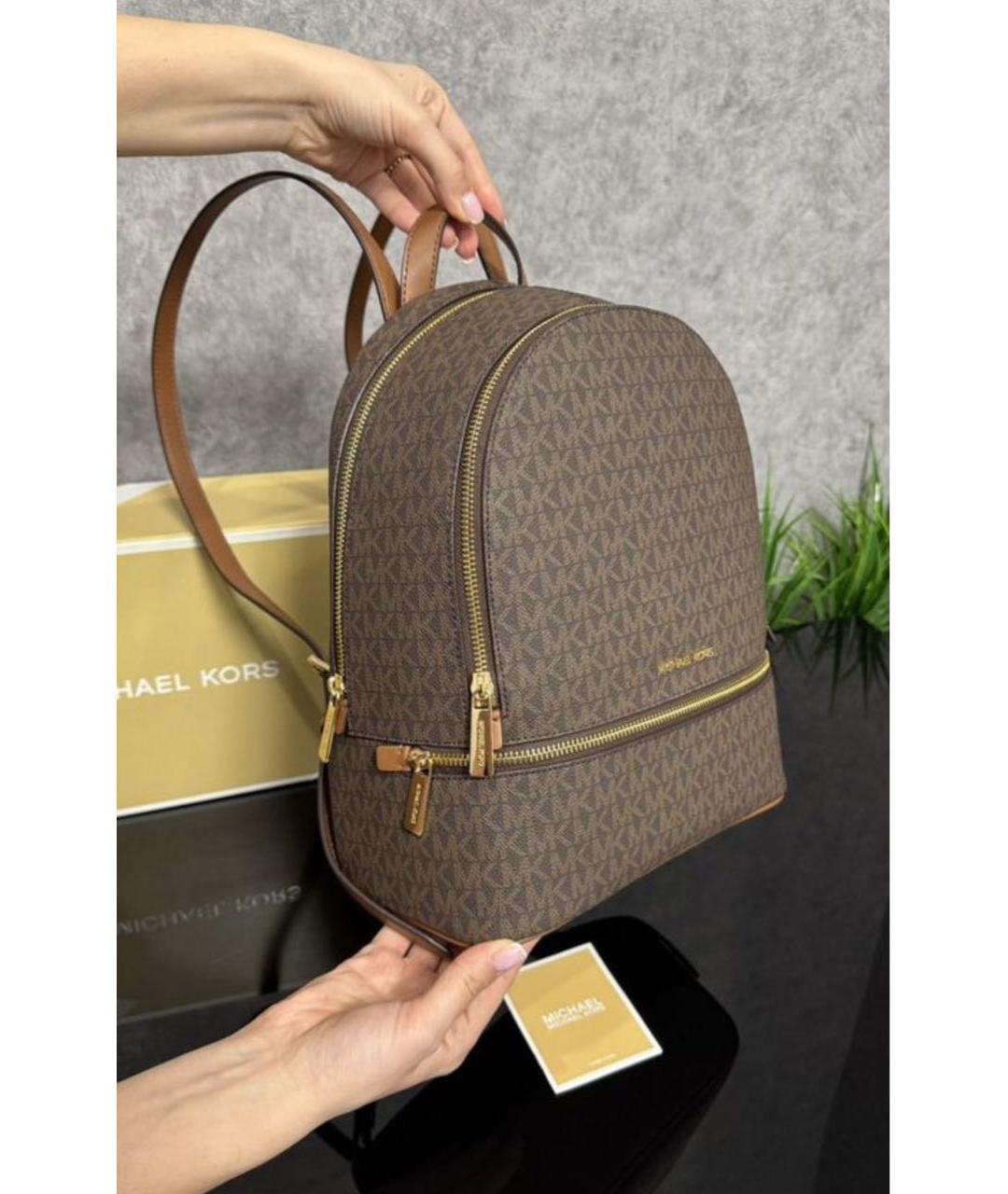 MICHAEL KORS Коричневый рюкзак, фото 2