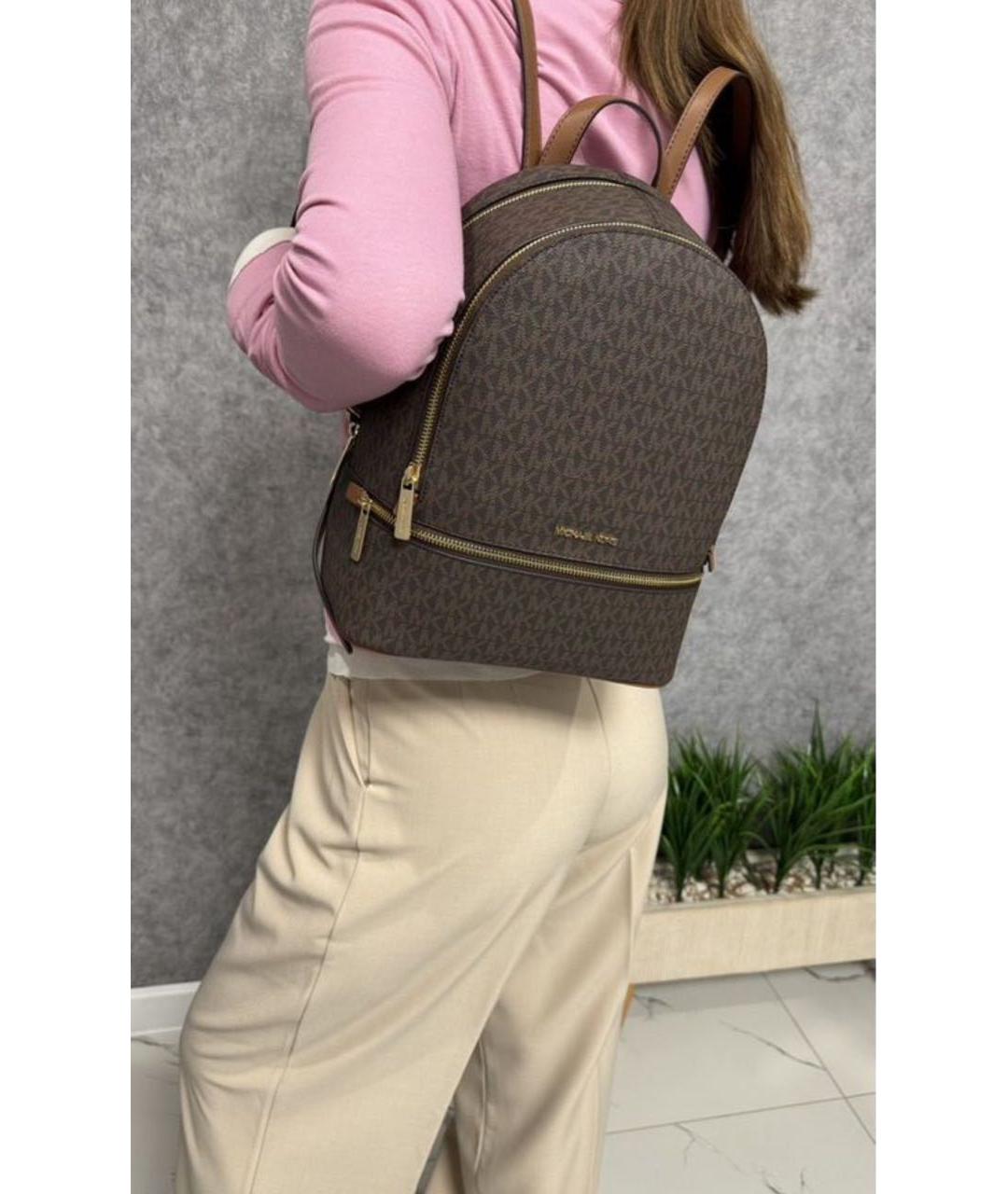 MICHAEL KORS Коричневый рюкзак, фото 6