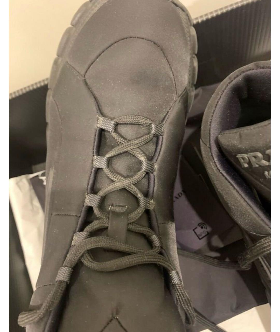 PRADA Черные ботинки, фото 8