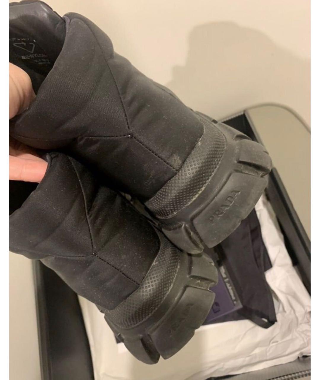 PRADA Черные ботинки, фото 5