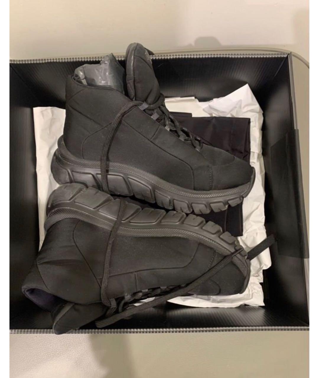 PRADA Черные ботинки, фото 2