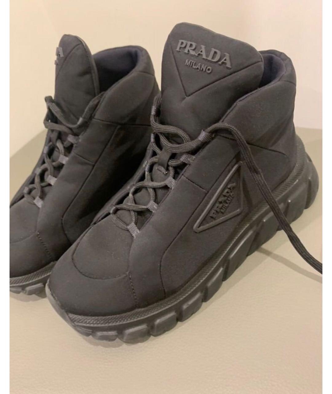 PRADA Черные ботинки, фото 9