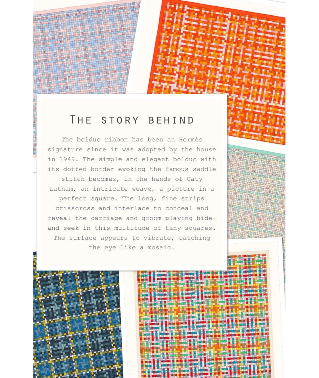 HERMES Мульти шелковый платок, фото 8