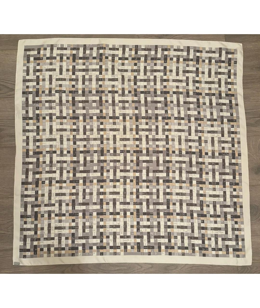 HERMES Мульти шелковый платок, фото 2