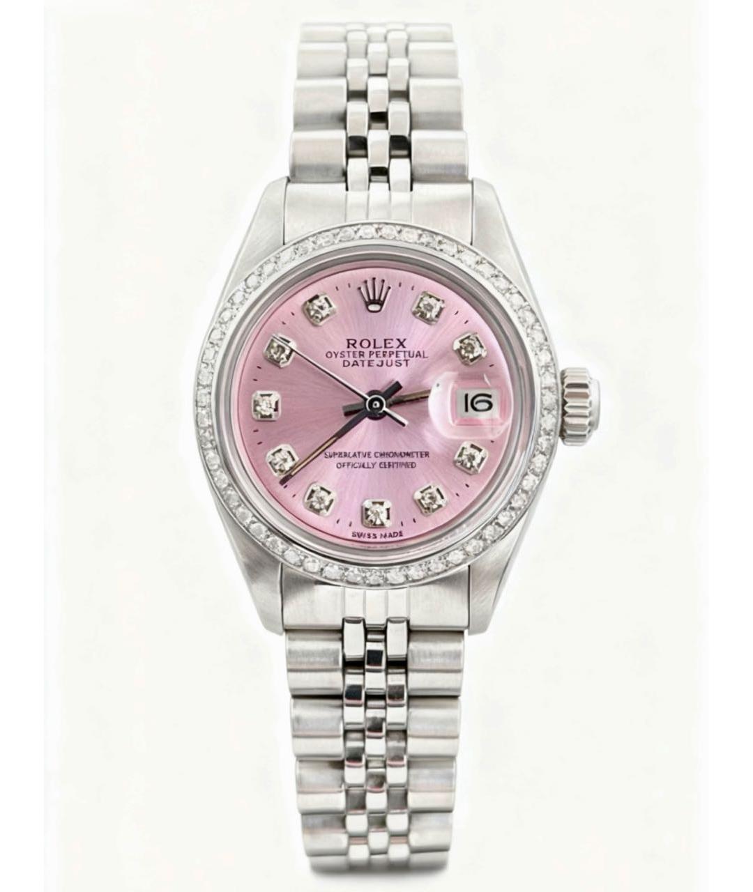 ROLEX Розовые часы, фото 5