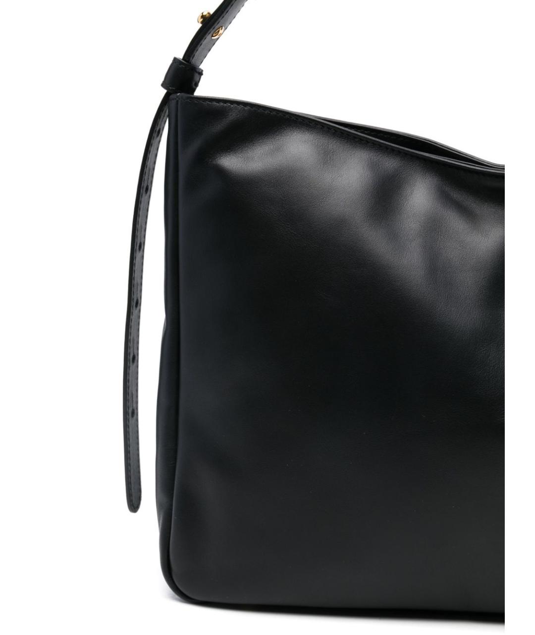 FURLA Черная кожаная сумка через плечо, фото 5