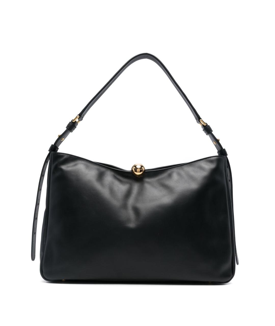 FURLA Черная кожаная сумка через плечо, фото 1