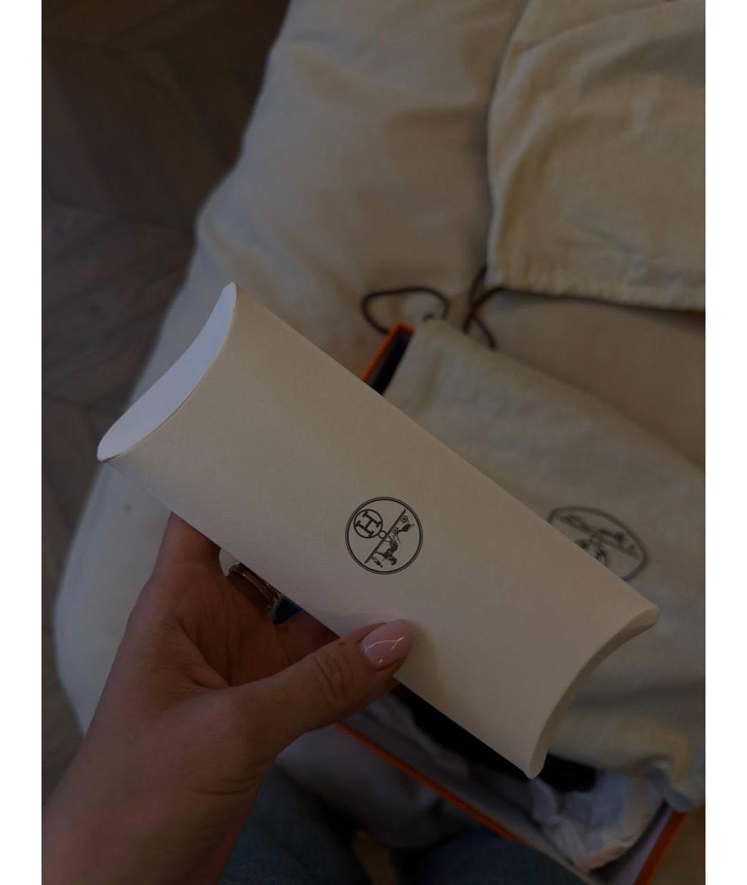 HERMES Черные текстильные высокие ботинки, фото 6