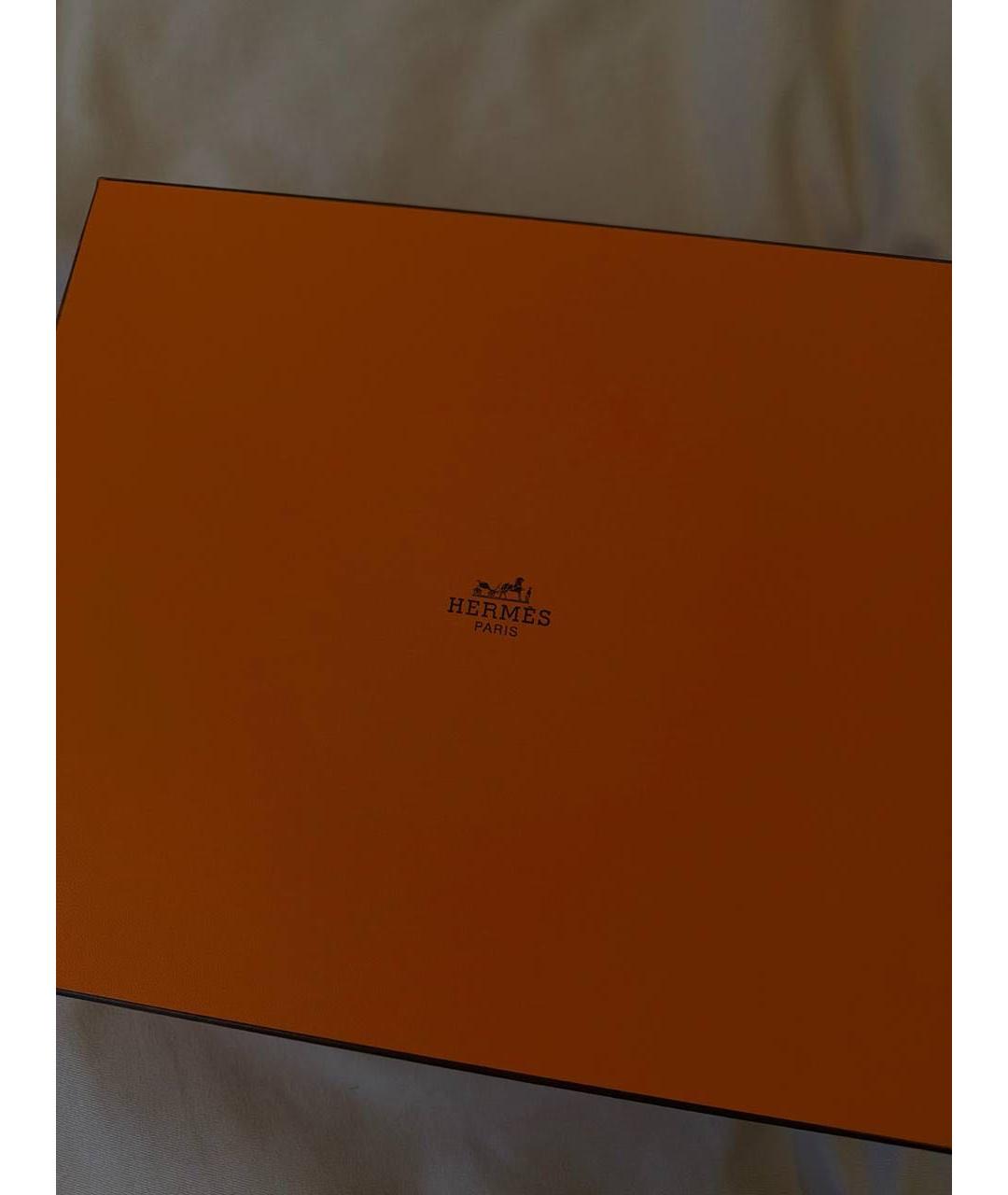 HERMES Черные текстильные высокие ботинки, фото 7