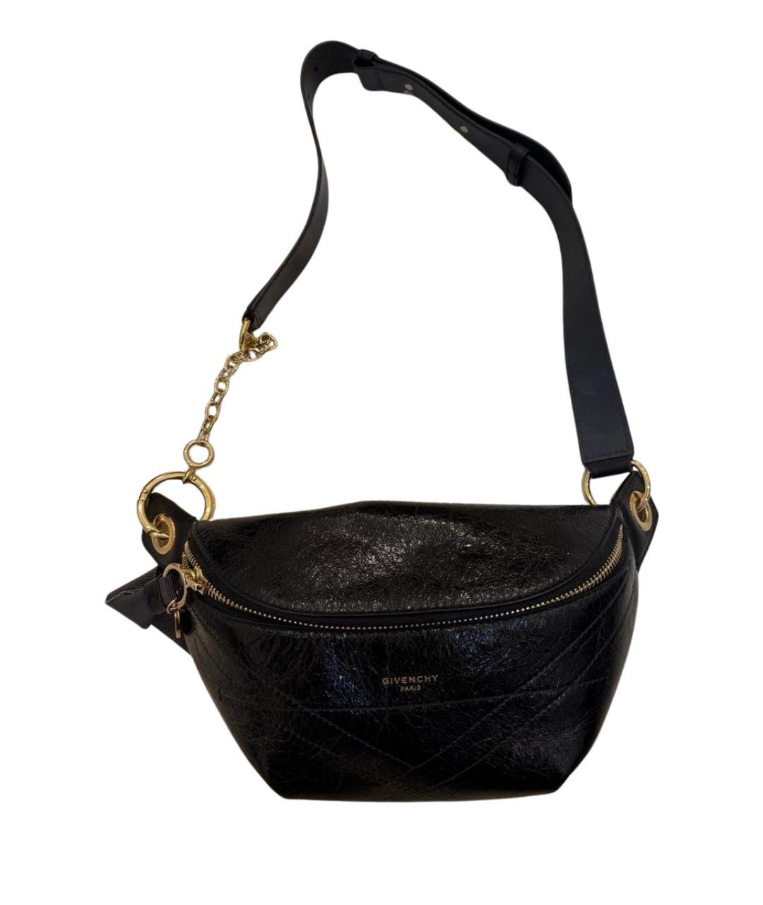 GIVENCHY Черная кожаная сумка через плечо, фото 1