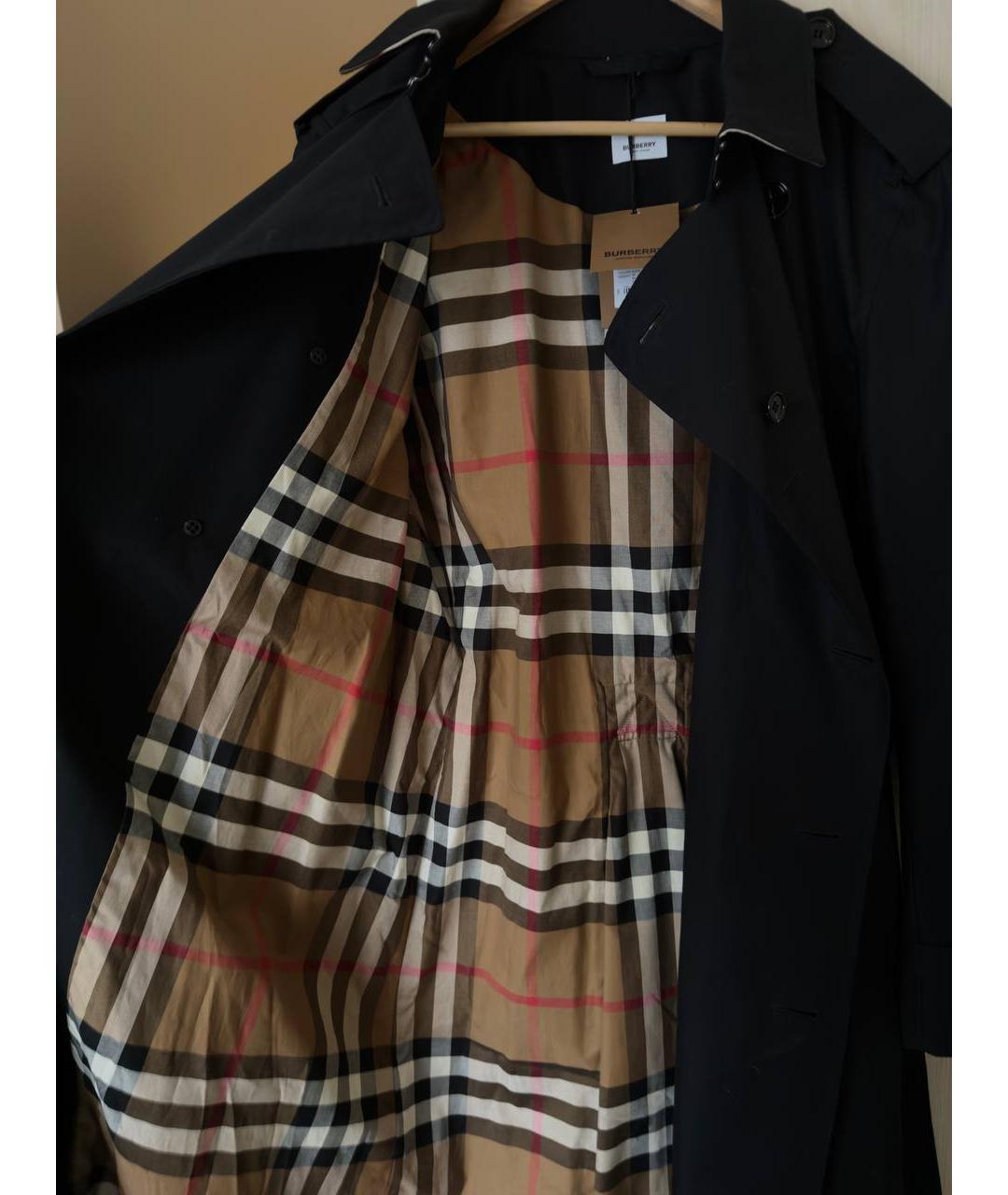 BURBERRY Черный тренч / плащ, фото 4